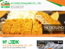 Tablet Screenshot of hicook.co.th